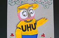 Творческие работы для детей с использованием клеёв UHU