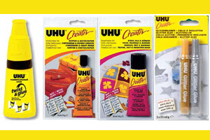 Мастер-класс от UHU - Новогодняя открытка