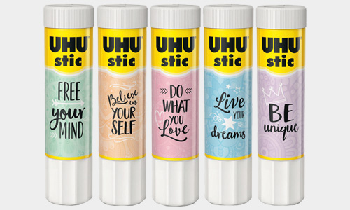 Детский клей для бумаги UHU Glue'n Style