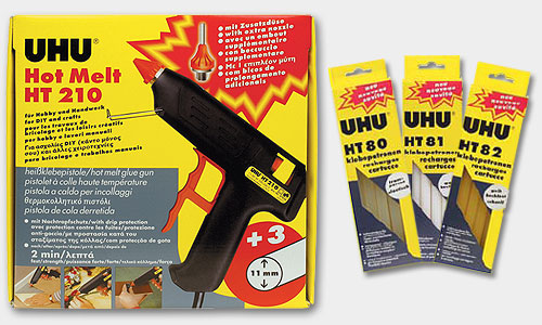 Высокотемпературный клеевой пистолет (термопистолет) UHU Hot Melt HT 210