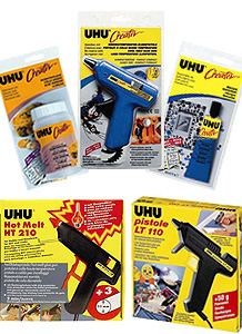 Клеевые пистолеты и клеи UHU для креатива