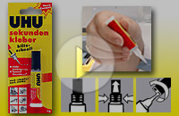 Универсальный контактный клей-карандаш для сверхпрочного склеивания UHU Contact Kraft 